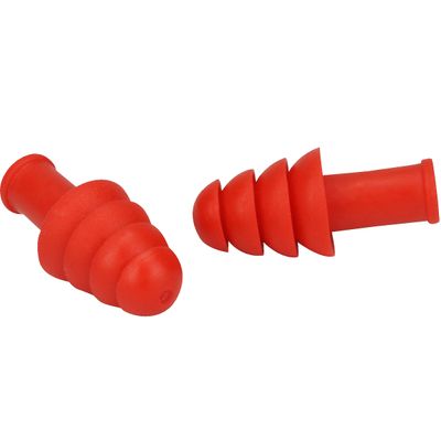 Reusable TPR Ear Plugs - NRR 27 | 100 Pairs | Dynamic NP267HPR410   Safety Supplies Canada