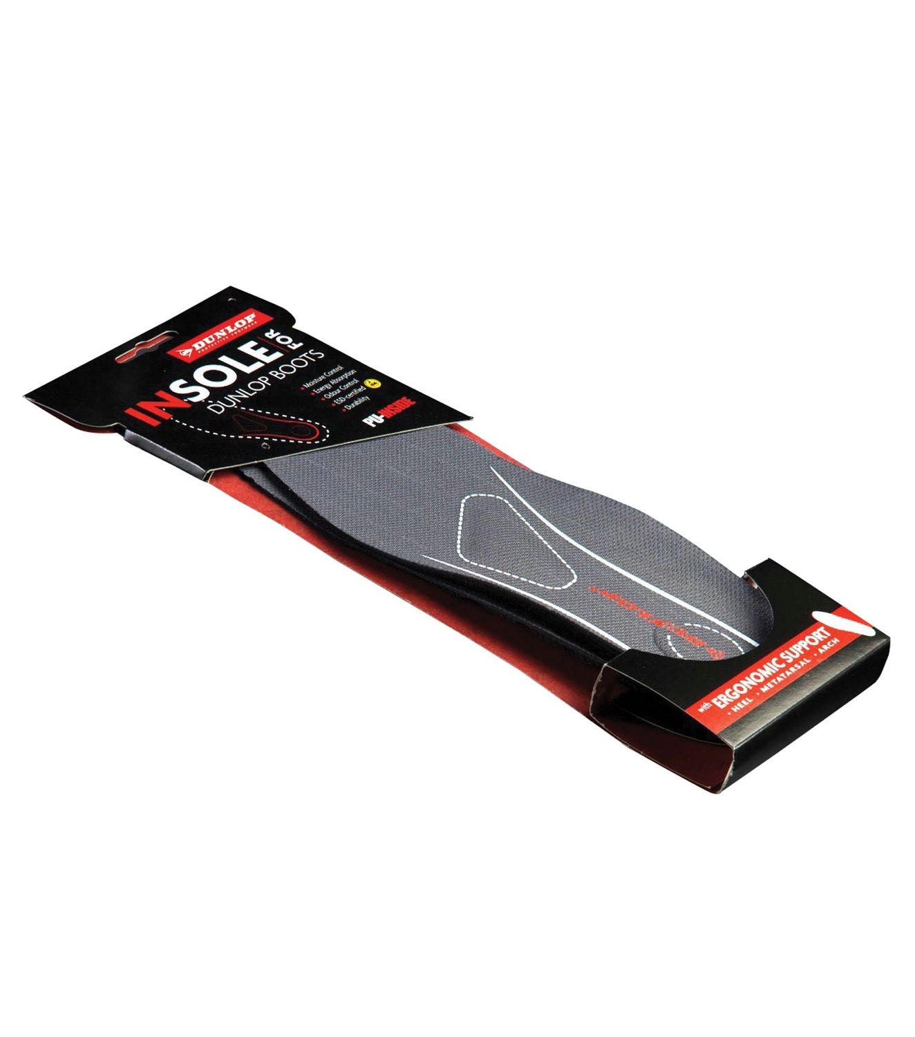 Dunlop Premium Removable Insole (2) | Odour Control &amp;amp; ESD
