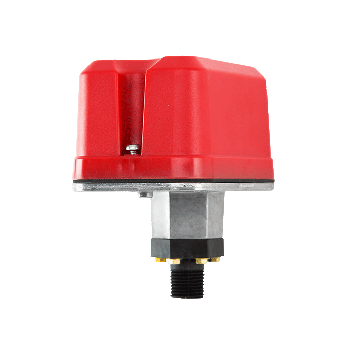 High/Low Pressure Supervisory Switch - Two SPDT - 10?100 PSI - Plastic Fitting
