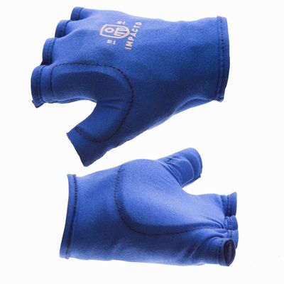 IMPACTO The Original Liner - Anti-Impact Fingerless Glove Liner with Padding in the Thumb Web Area ?
