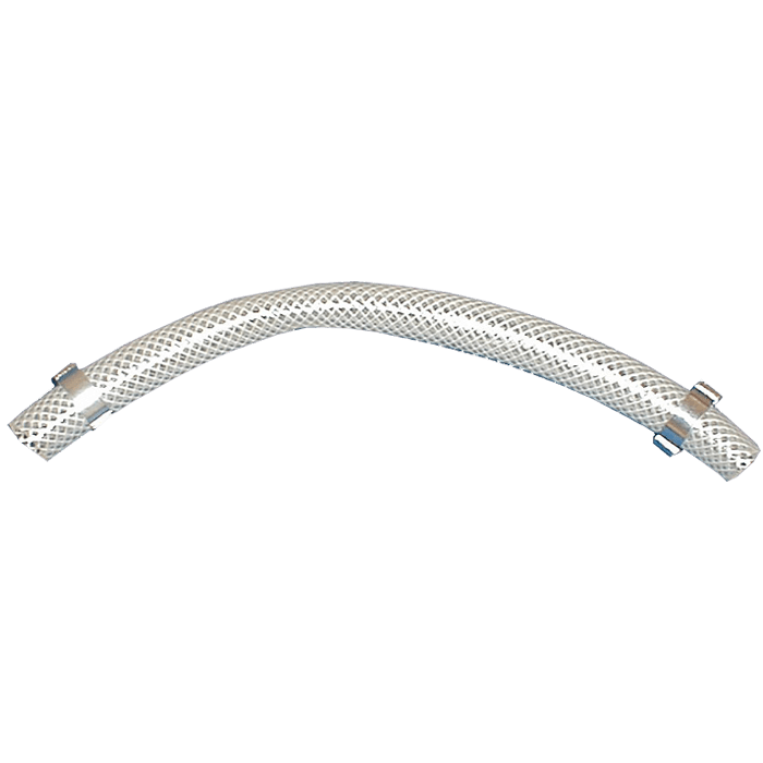 3 ft Discharge Hose 5/8" with Clamp 3G59158 RS Steel