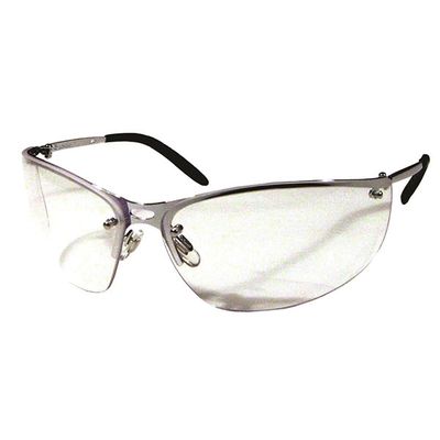 MEIV Silver Metal Frame with Spatula Temples - CSA