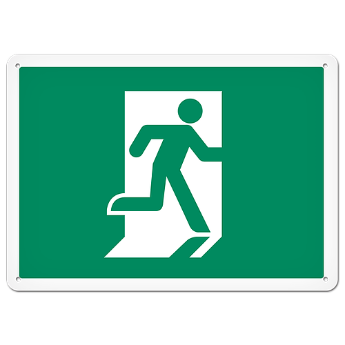 Fire Signs - Running Man Exit Sign DFS133V/DFS133VG/DFS133P/DFS133PG   Safety Supplies Canada