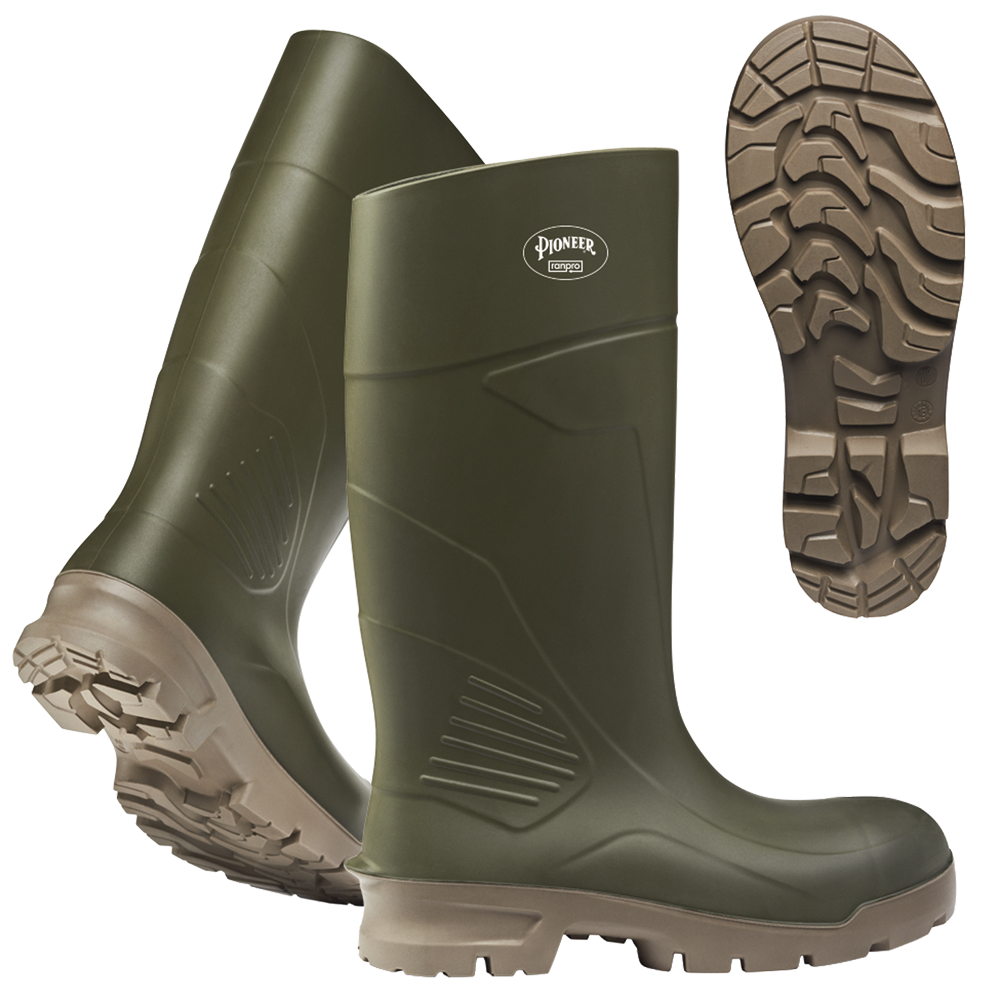 Ranpro Premium PU Soft Toe Boot - Green B405SOF.GR   Safety Supplies Canada