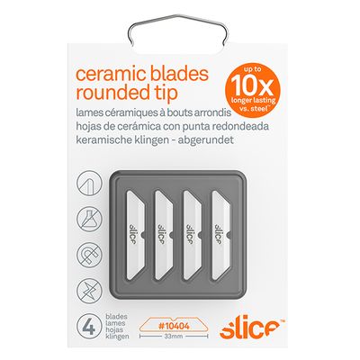 Slice? Rounded Tip Ceramic Blade Replacements ? Compatible With #2110400, #2110503, #2110512, #2110?