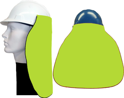 Neck Shade Polyester Fluorescent Yellow-Green HHNS1000-FYG   Safety Supplies Canada