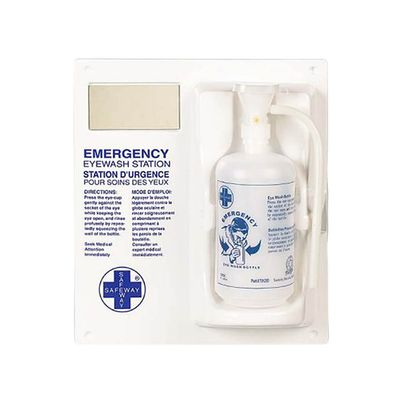 Single Eyewash Station w/ 1L Empty Bottle F4560701 WASIP