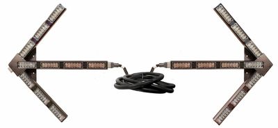 Titan 24'' Fleet Low Profile Split Arrow - Lens: Clear 57824-1 SWS