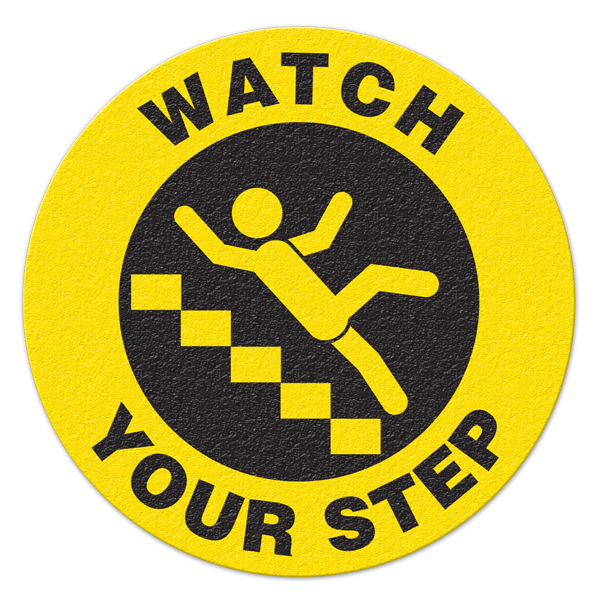 WATCH YOUR STEP (Stairs) - Floor Sign FS1033V INCOM