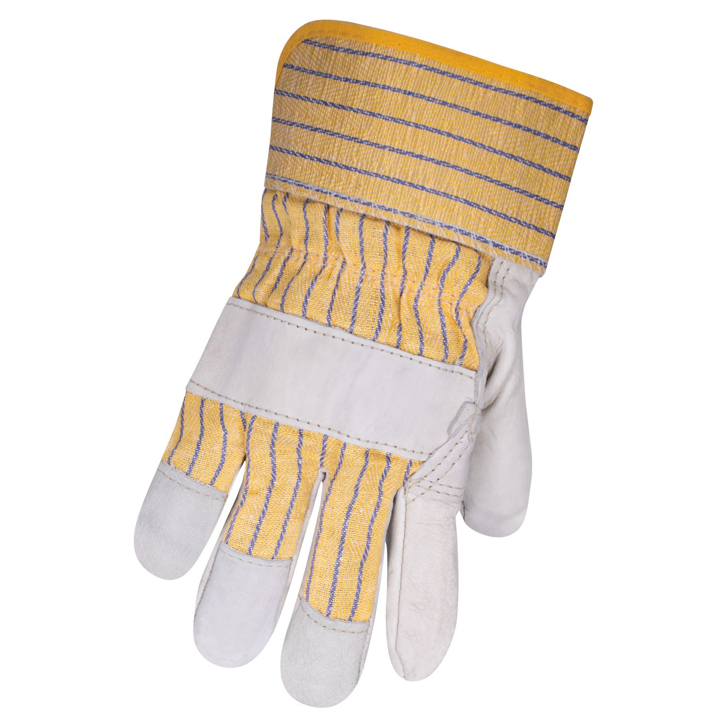 Cowhide Gloves - Patch Palm - Rubb Cuff - Palm Lined 021600P Groupe BBH