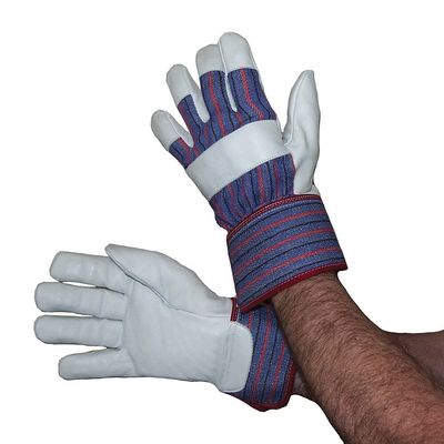 IMPACTO Anti-Vibration Fitter's Style Glove with Leather Palm - Full Finger Style BGFITLEA Impacto