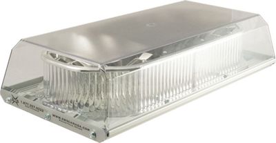 Amber 16" Apollo Low Profile Fleet+ LED Mini Lightbar Permanent Mount - Dome: Cl 16338 SWS