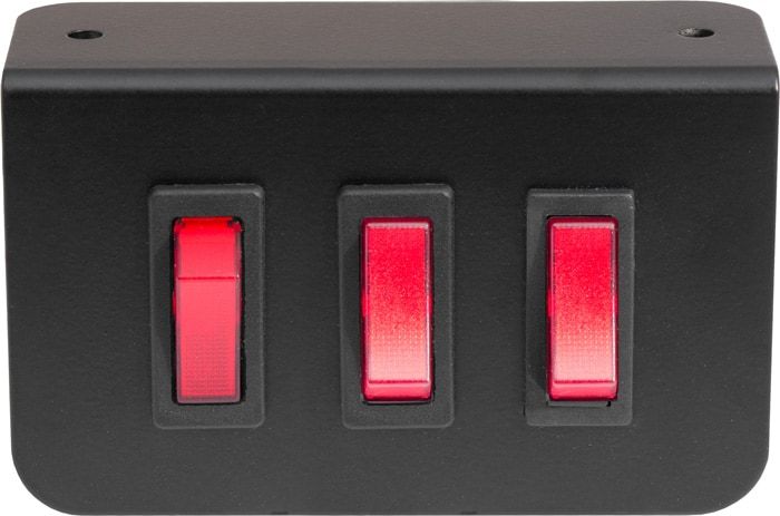 Switch Panel Kit - 3 x Lit Rocker 12Vdc 766153 SWS