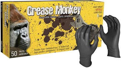 Grease Monkey Gloves Latex (Box of 50) | 15-mil Thickness | Watson 5555PF Watson