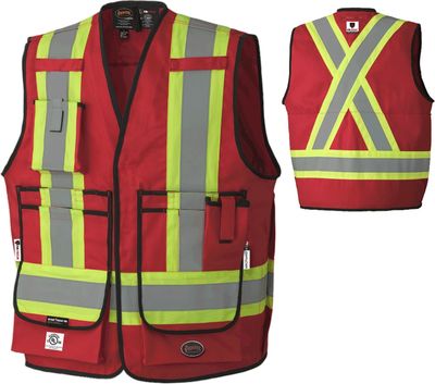 Hi-Viz FR-Tech 88/12 FR/ARC Rated Surveyor's Safety Vest | Pioneer 7731 Pioneer