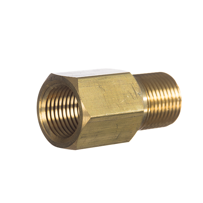1/2" F x 1/2" M CO2 Coupling CO11 RS Steel