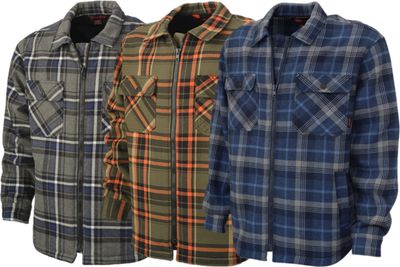 Sherpa Bonded Flannel Jac-Shirt | Tough Duck WS15 Tough Duck/Work King