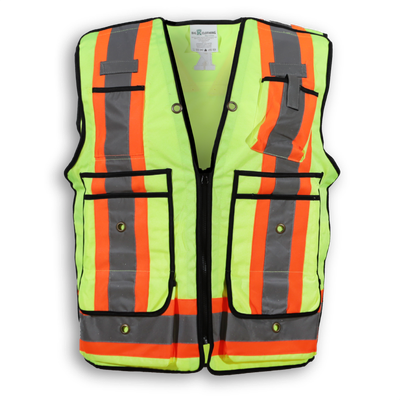 600D Oxford Polyester Surveyor Vest | Big K (Multiple Colors) BK306LM   Safety Supplies Canada