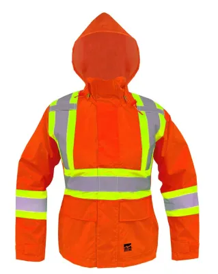 Open Road? 150D Ladies Safety Jacket - Hooded