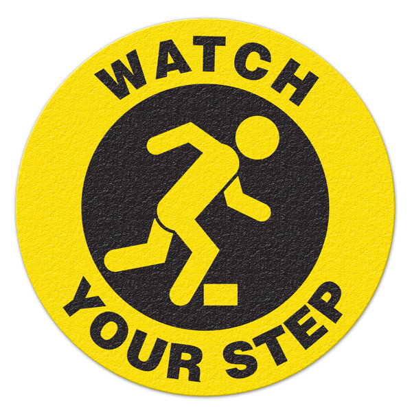 WATCH YOUR STEP (Trip) - Floor Sign FS1034V INCOM