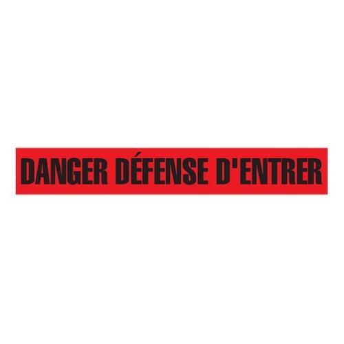 DANGER DEFENSE D ENTRER Dispenser Boxed Barricade Tape BT1012DB INCOM