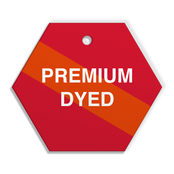 PREMIUM DYED - Fuel Tag - 2.56" dia. - 250 /pkg