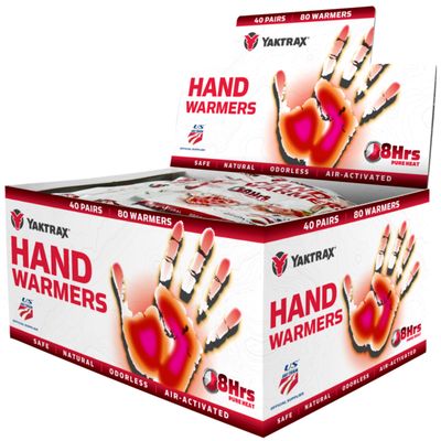 Hand Warmers - Box of 40 | Yaktrax YT21236   Safety Supplies Canada