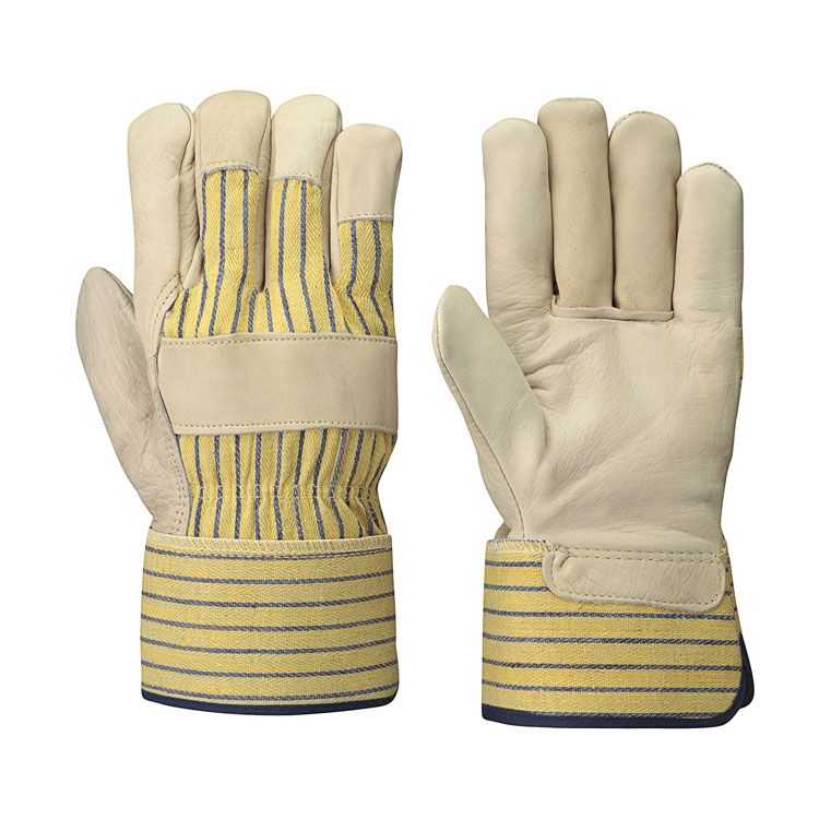 Fitter's Cowgrain Striped Safety Glove |12 Pkg| Pioneer 536 Pioneer