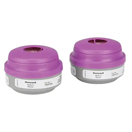North N Series Respirator Cartridges, Gas/Vapour Cartridge, Acid Gas/P100 7582P100L NORTH