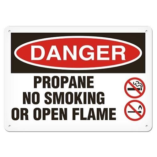 OSHA Safety Sign | Danger Smoke Propane | INCOM SS1075V, SS1075A, SS1075P, SC1075V, SC1075A, SC1075…