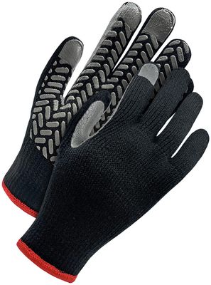 Dual Layer Acrylic Black w/ Grey Palm Grip | Pack of 12