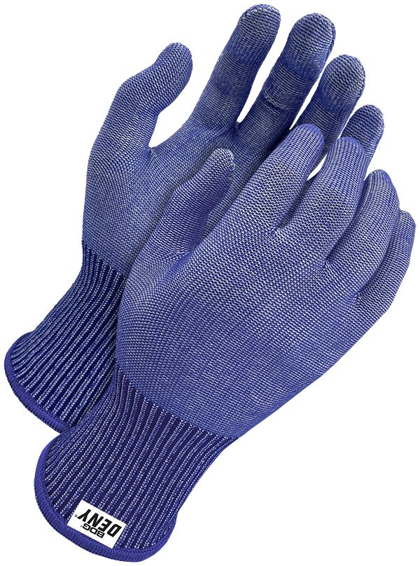 13 Gauge Seamless Knit Blue Touchscreen Liner | Cut Level A6 | Pack of 12