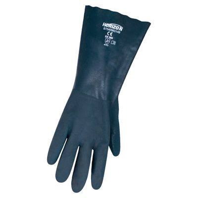 Double Coated PVC Gloves - 14 Gauntlet - Sanitized Double Dip