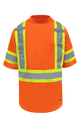Safety Mining Bamboo Lined T-Shirt | Viking 6007O Viking