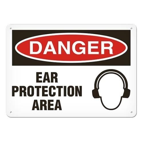 OSHA Safety Sign | Danger Ear Protect  | INCOM SS1014 INCOM