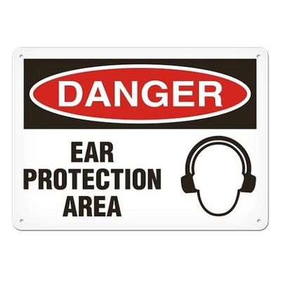 OSHA Safety Sign | Danger Ear Protect  | INCOM SS1014 INCOM