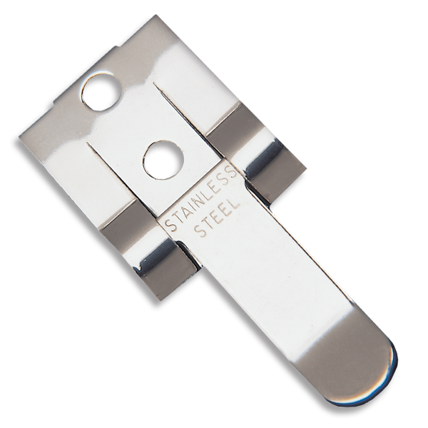 Stainless Placard Holder Clip (100 /pkg) PHCLIP INCOM