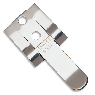 Stainless Placard Holder Clip (100 /pkg) PHCLIP INCOM