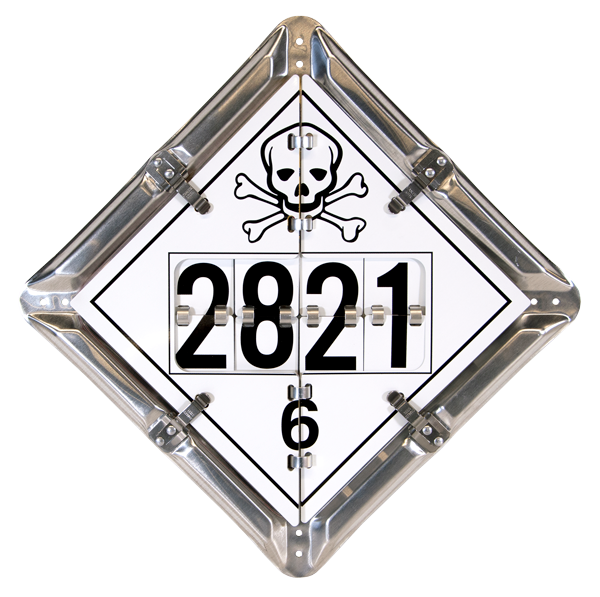 5 Legend Flip Placard with Rotating Numbers FC6015AL INCOM