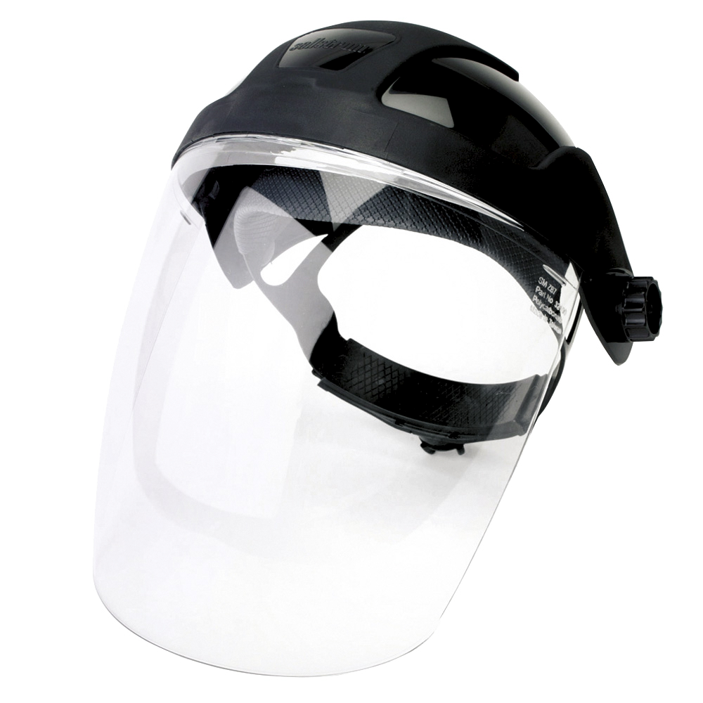 Standard Face Shield with Ratcheting Headgear S32010   Safety Supplies Canada