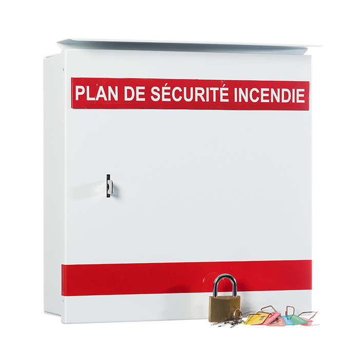 Fire Safety Plan Box - FSPB FSPB1SS/FSPB1-BIL/FSPB1-FRENCH RS Steel