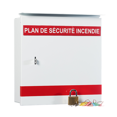 Fire Safety Plan Box - FSPB FSPB1SS/FSPB1-BIL/FSPB1-FRENCH RS Steel