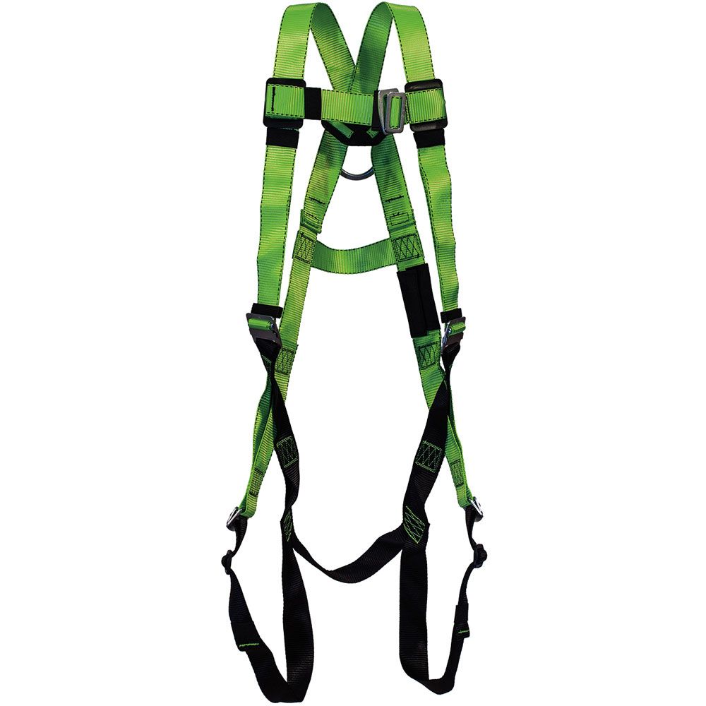 Hi-Vis Full Body Contractor Harness | 1D, Class A | PeakWorks FBH-10000A Peakworks