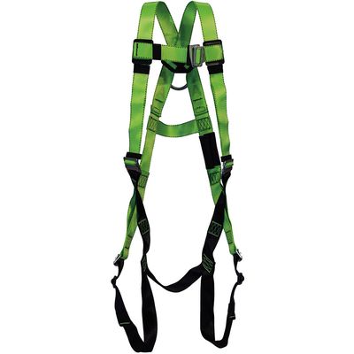 Hi-Vis Full Body Contractor Harness | 1D, Class A | PeakWorks FBH-10000A Peakworks