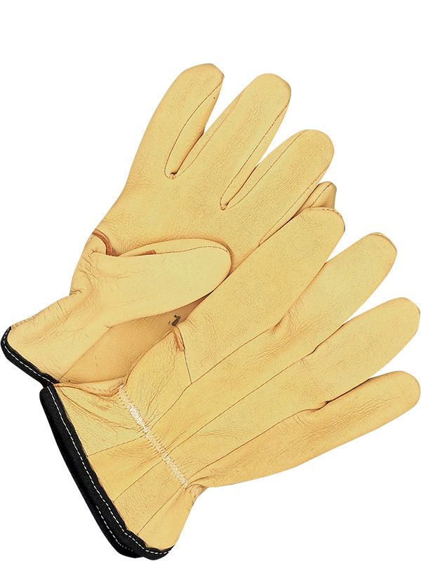 Premium Grain Deerskin Roper w/Elastic Cuff 23-1-2186E Bob Dale Gloves