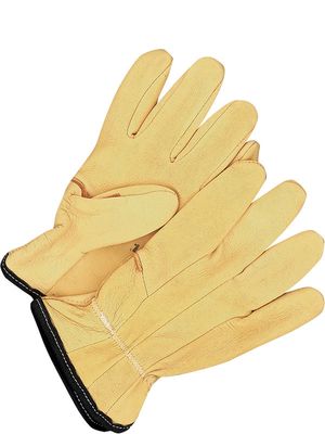 Premium Grain Deerskin Roper w/Elastic Cuff 23-1-2186E Bob Dale Gloves