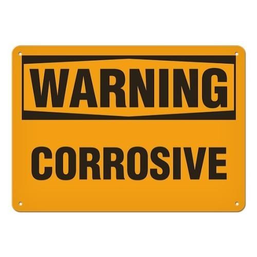 OSHA Safety Sign | Warning Corrosive | INCOM SS3038V, SS3038A, SS3038P, SC3038V, SC3038A, SC3038P, …