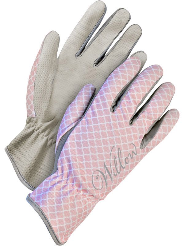 Kids Willow Girls Performance Garden Glove Light Pink w/PU - Pack of 12 70-1-813 Bob Dale Gloves