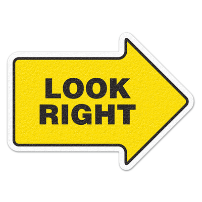 LOOK RIGHT - Floor Sign FS1020V INCOM