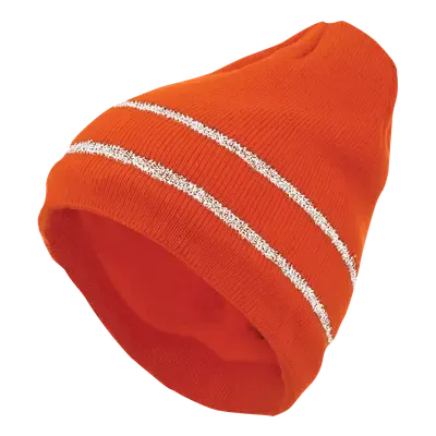 Acrylic Knit Cap with Reflective Stripe | Tough Duck i45816 Tough Duck/Work King